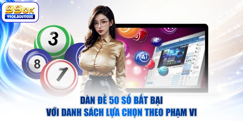 Dàn đề 50 số bất bại với danh sách lựa chọn theo phạm vi