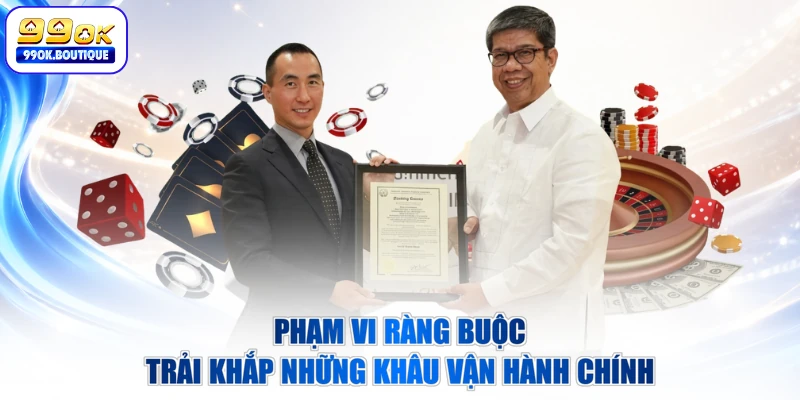 Phạm vi ràng buộc trải khắp những khâu vận hành chính